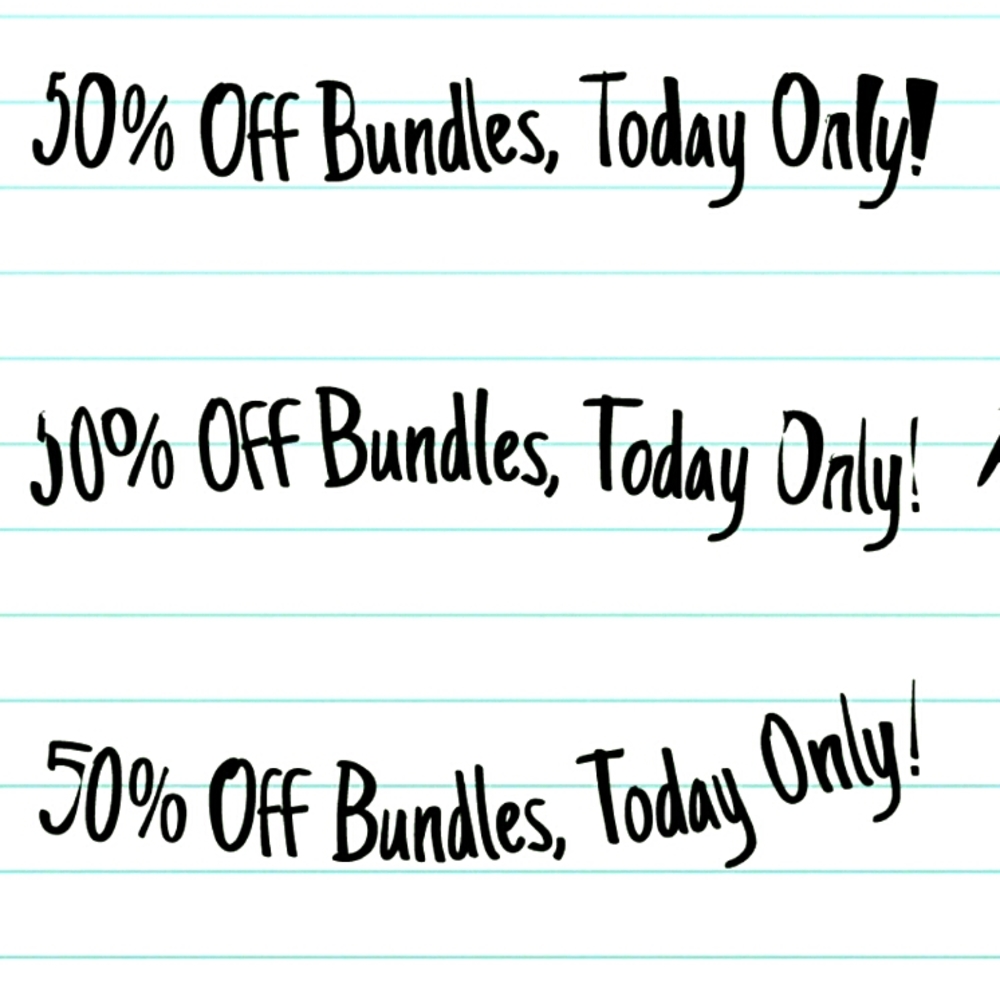 50% Off Sale!